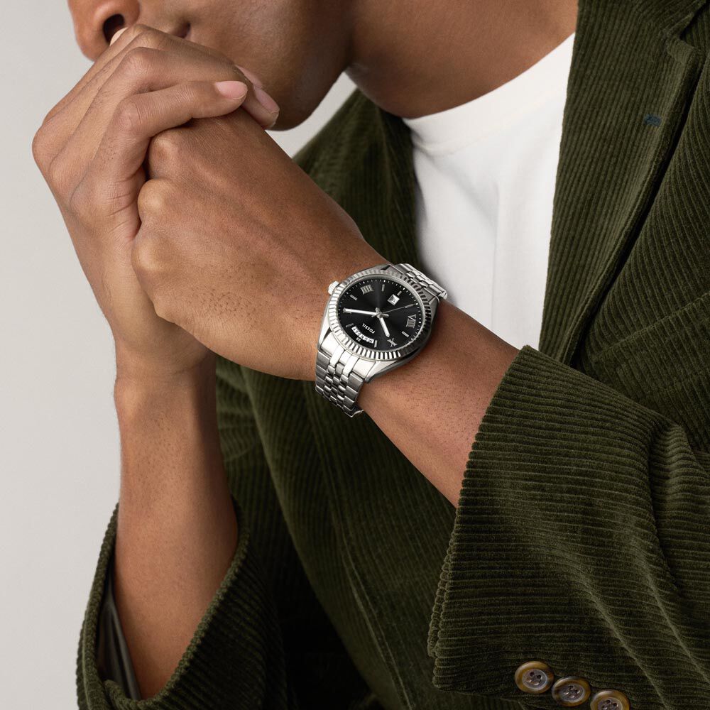 Montre Fossil Campbell Noir - Montres étanches Homme | Marc Orian