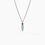 Collier Nahara Argent Blanc Oxyde De Zirconium - Colliers avec pierres Femme | Marc Orian