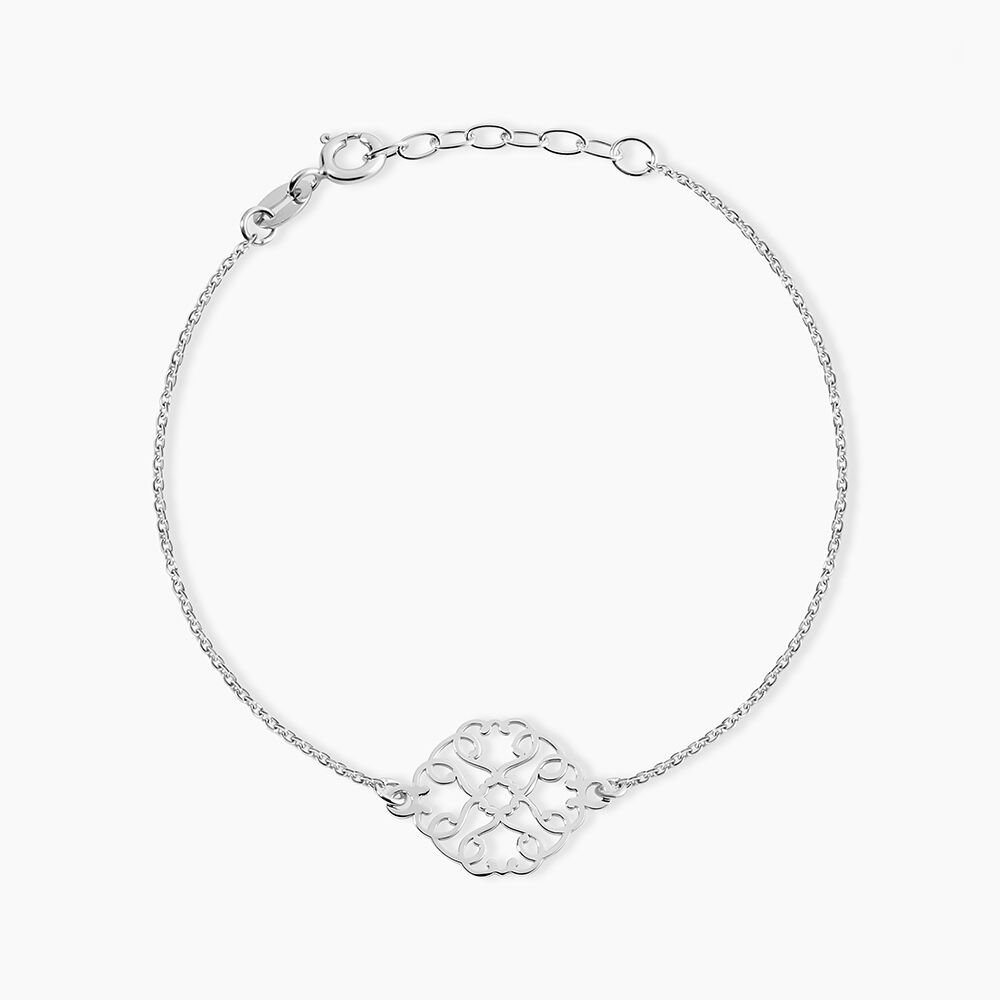Bracelet Lev Argent Blanc - Bracelets chaînes Femme | Marc Orian