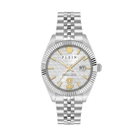 Montre Philipp Plein Date Superlative Argent&eacute; - Montres &eacute;tanches Homme | Marc Orian