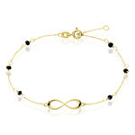 Bracelet Spya Infini Or Jaune Spinelle - Bracelets cha&icirc;nes Femme | Marc Orian