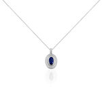 Collier Takara Argent Blanc Lapis Lazuli - Colliers avec pierres Femme | Marc Orian