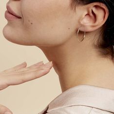 Créoles Dominae Or Jaune - Boucles d'oreilles Créoles Femme | Marc Orian