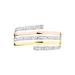 Bague Eleonore Or Tricolore Diamant - Parures de mariage Femme | Marc Orian