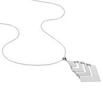Collier Laure Acier Blanc - Colliers fantaisie Femme | Marc Orian