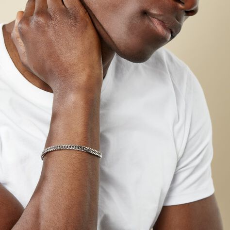 Bracelet Frederic Acier Blanc - Bracelets chaînes Homme | Marc Orian
