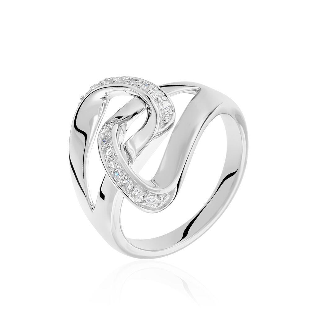 Bague Keissy Argent Oxyde De Zirconium - Bagues avec pierre Femme | Marc Orian