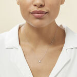 Collier Teani Or Blanc Diamant - Colliers avec pierres Femme | Marc Orian