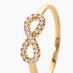 Bague Merane Plaqu&eacute; Or Jaune Oxyde De Zirconium - Bijoux fantaisie Femme | Marc Orian