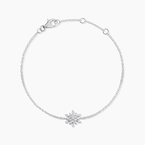 Bracelet Effie Argent Blanc Oxyde De Zirconium - Bracelets fantaisie Femme | Marc Orian