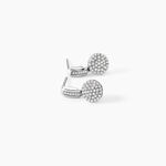 Boucles D'oreilles Pendantes Lisyae Or Blanc Diamant - Pendantes Femme | Marc Orian