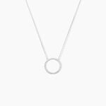 Collier Amene Or Blanc Diamant - Colliers avec pierres Femme | Marc Orian