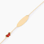 Bracelet Identit&eacute; Marcel Or Jaune - Gourmettes Enfant | Marc Orian