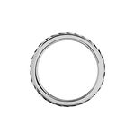 Bague Acier Blanc Gordon - Bijoux fantaisie Homme | Marc Orian