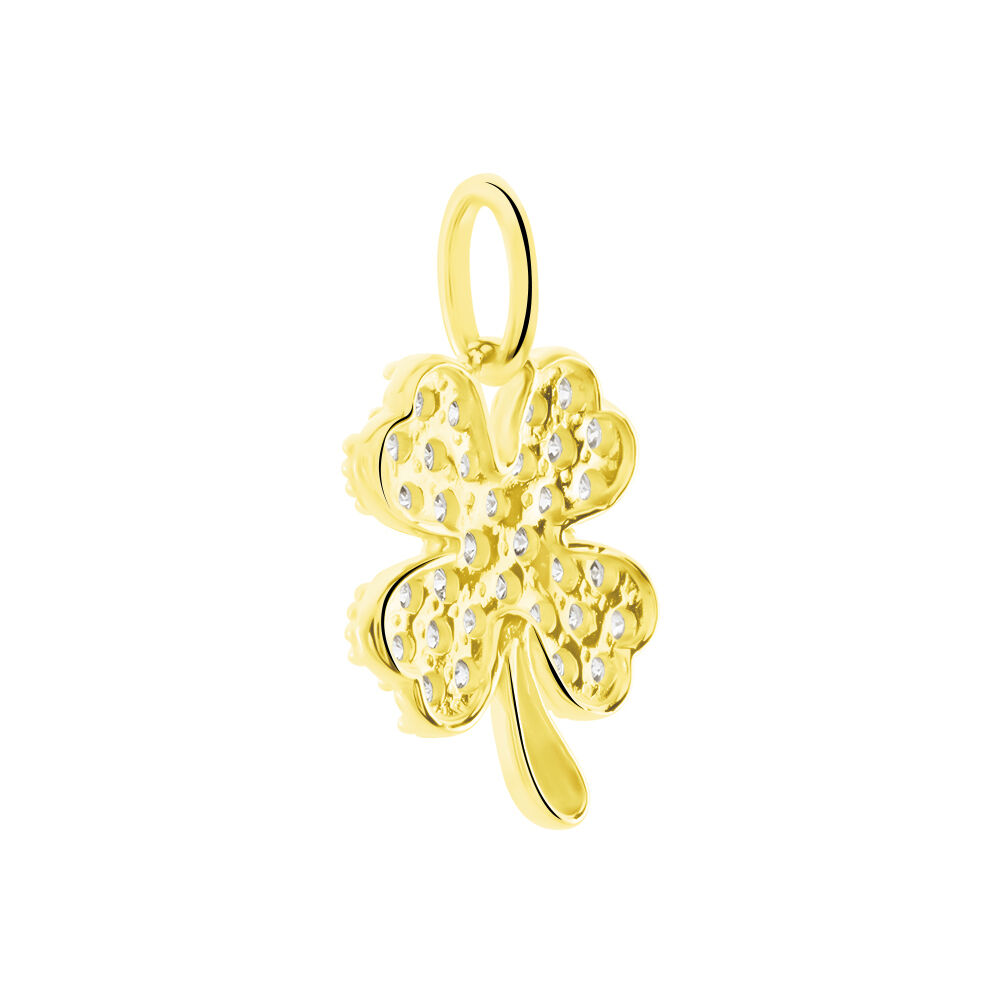 Pendentif Brewal Or Jaune Oxydes De Zirconium - Pendentifs Femme | Marc Orian