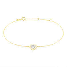 Bracelet Anastasy Or Jaune Oxyde De Zirconium - Bracelets chaînes Femme | Marc Orian