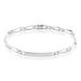 Bracelet Identité Anilo Argent Blanc - Gourmettes Homme | Marc Orian