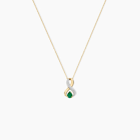 Collier Iolo Or Jaune Emeraude - Colliers avec pierres Femme | Marc Orian
