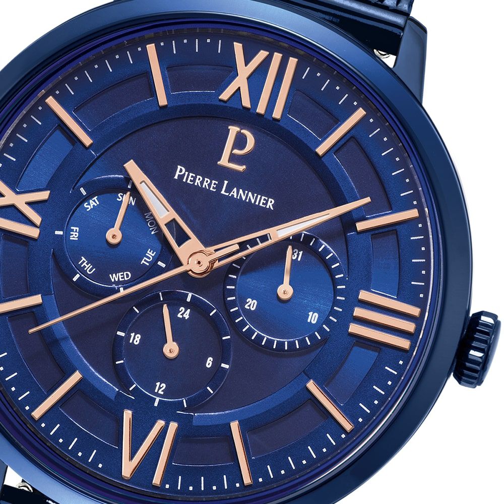 Montre Pierre Lannier 202J164 Bleu nuit | Montres and Co