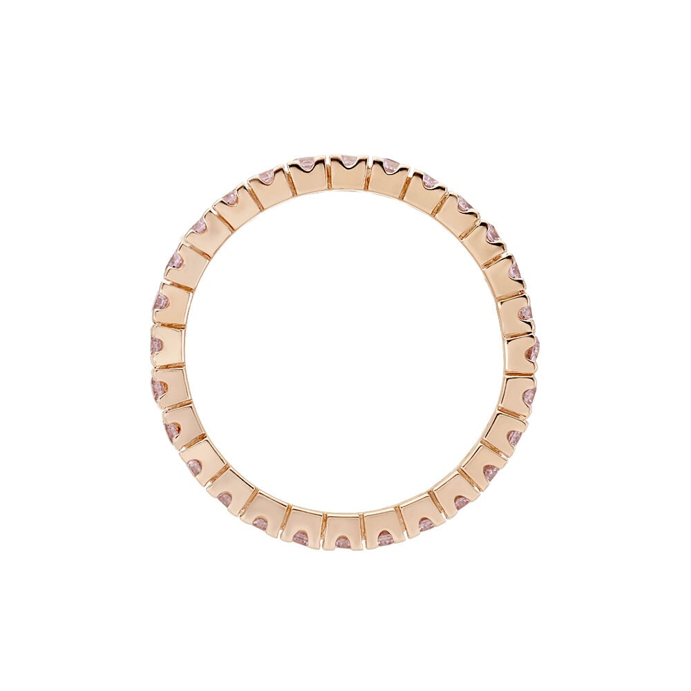 Bague Rio Argent Rose Oxyde De Zirconium - Bagues avec pierre Femme | Marc Orian