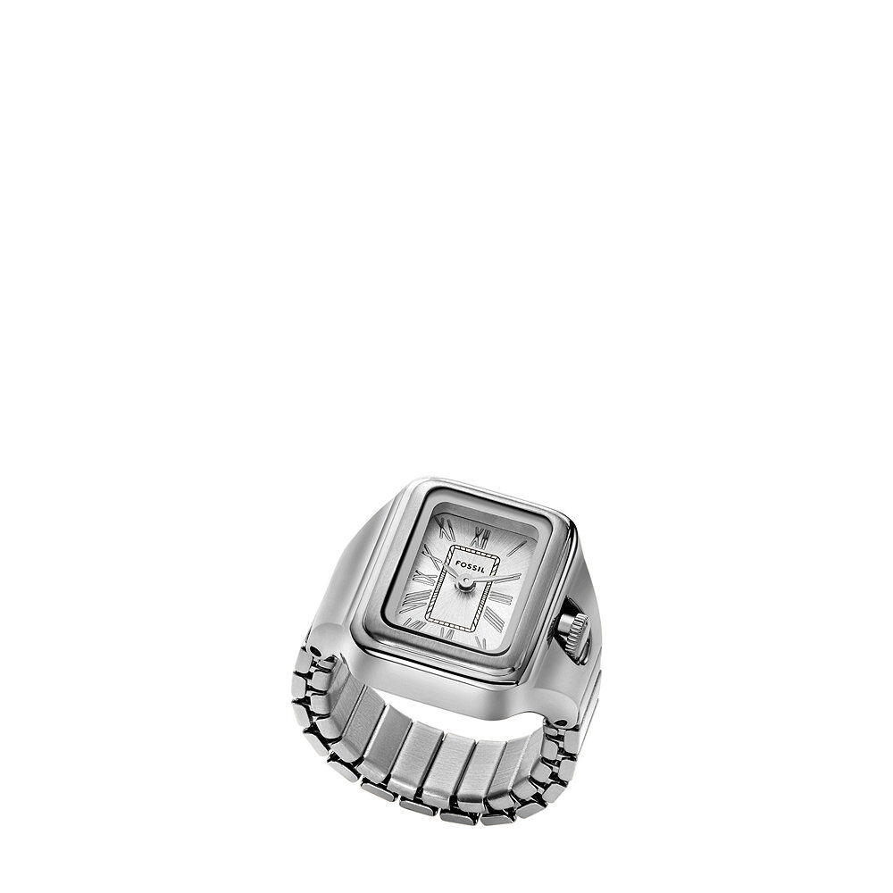 Montre Bague Fossil Raquel Watch Ring Argent&eacute; - Montres &eacute;tanches Femme | Marc Orian