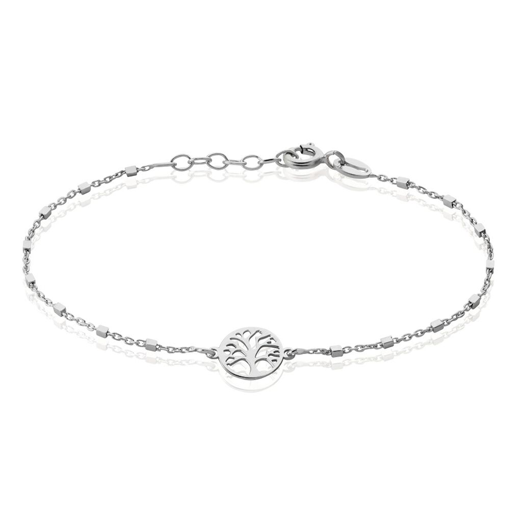 Bracelet Zelee Argent Blanc - Bracelets fantaisie Femme | Marc Orian