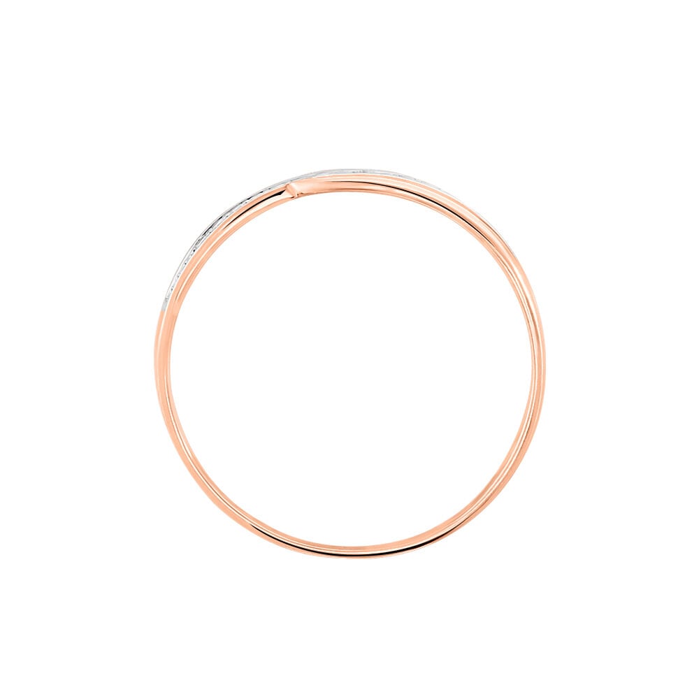 Bague Solena Or Rose Diamant - Parures de mariage Femme | Marc Orian