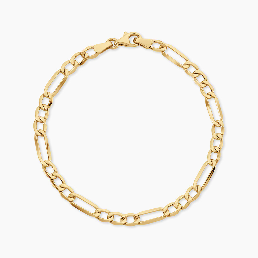 Bracelet Cameo Argent Dor&eacute; A L'Or 750/1000 - Bracelets cha&icirc;nes Femme | Marc Orian