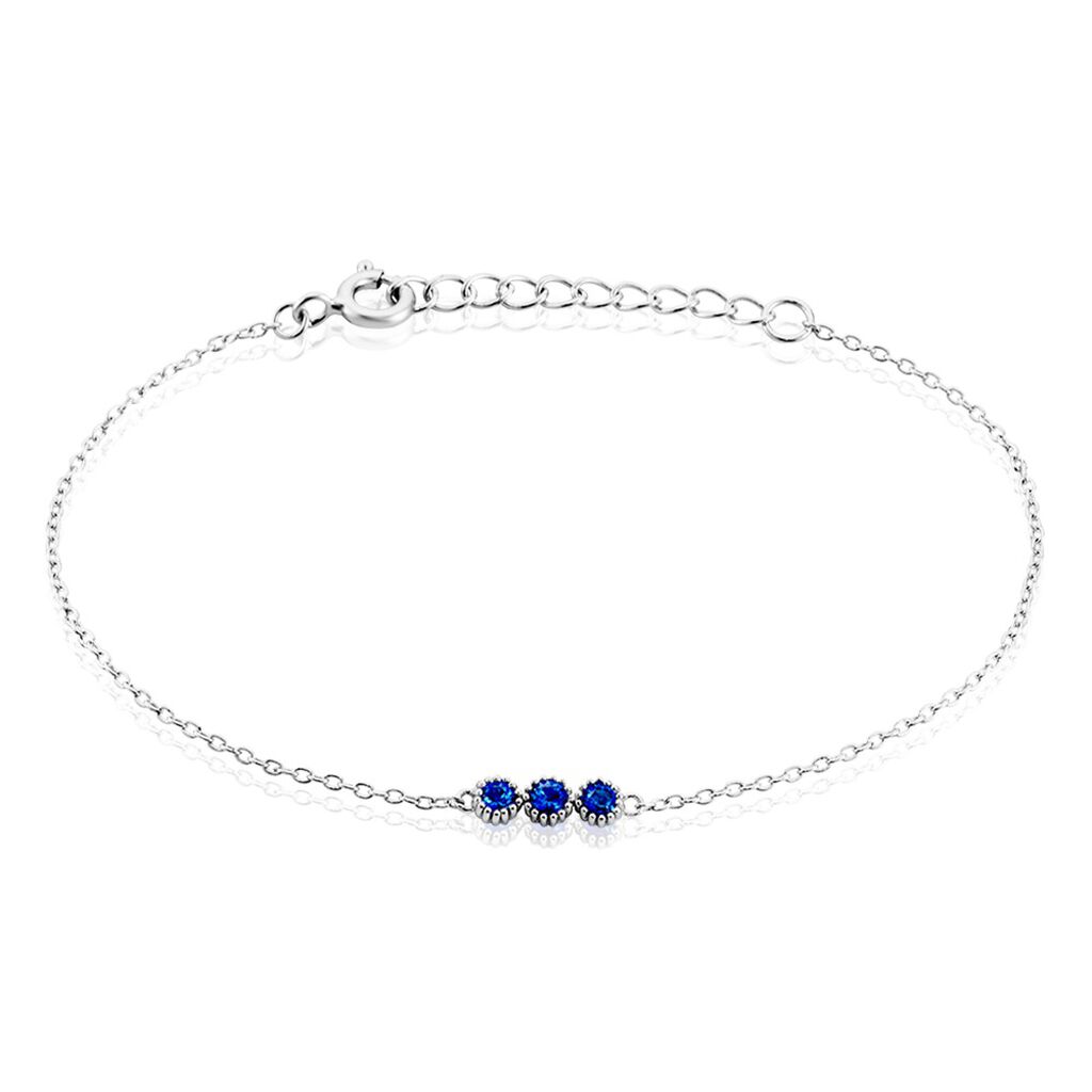 Bracelet Kasey Argent Blanc Oxyde De Zirconium - Bracelets fantaisie Femme | Marc Orian