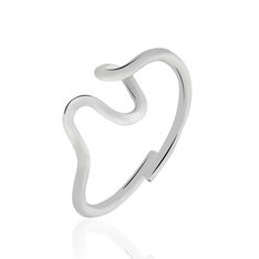Bague Mahee Argent Blanc - Bague fantaisie Femme | Marc Orian