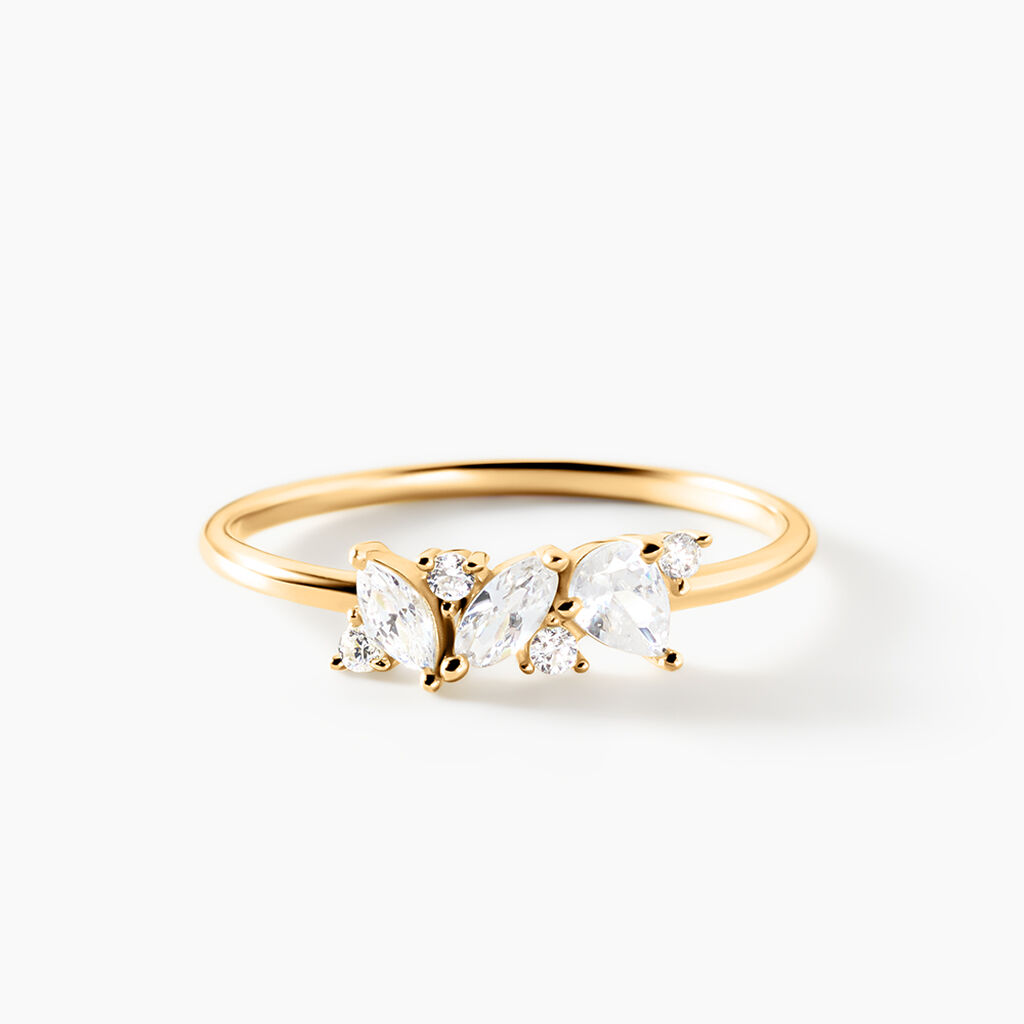 Bague Astrea Or Jaune Oxyde De Zirconium - Bagues avec pierre Femme | Marc Orian