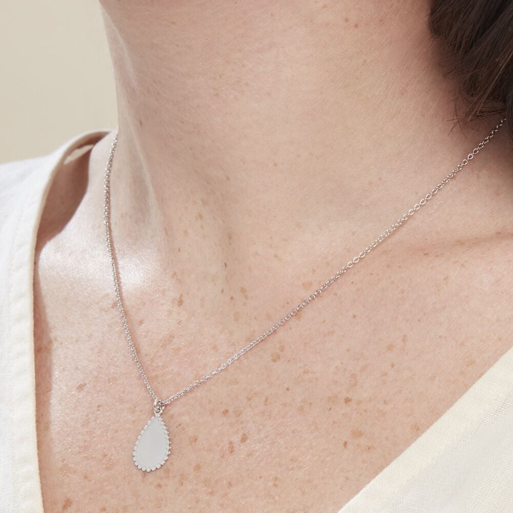 Collier Argent Blanc Paros - Colliers Femme | Marc Orian