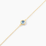 Bracelet Or Jaune Arenale Topaze - Bracelets cha&icirc;nes Femme | Marc Orian