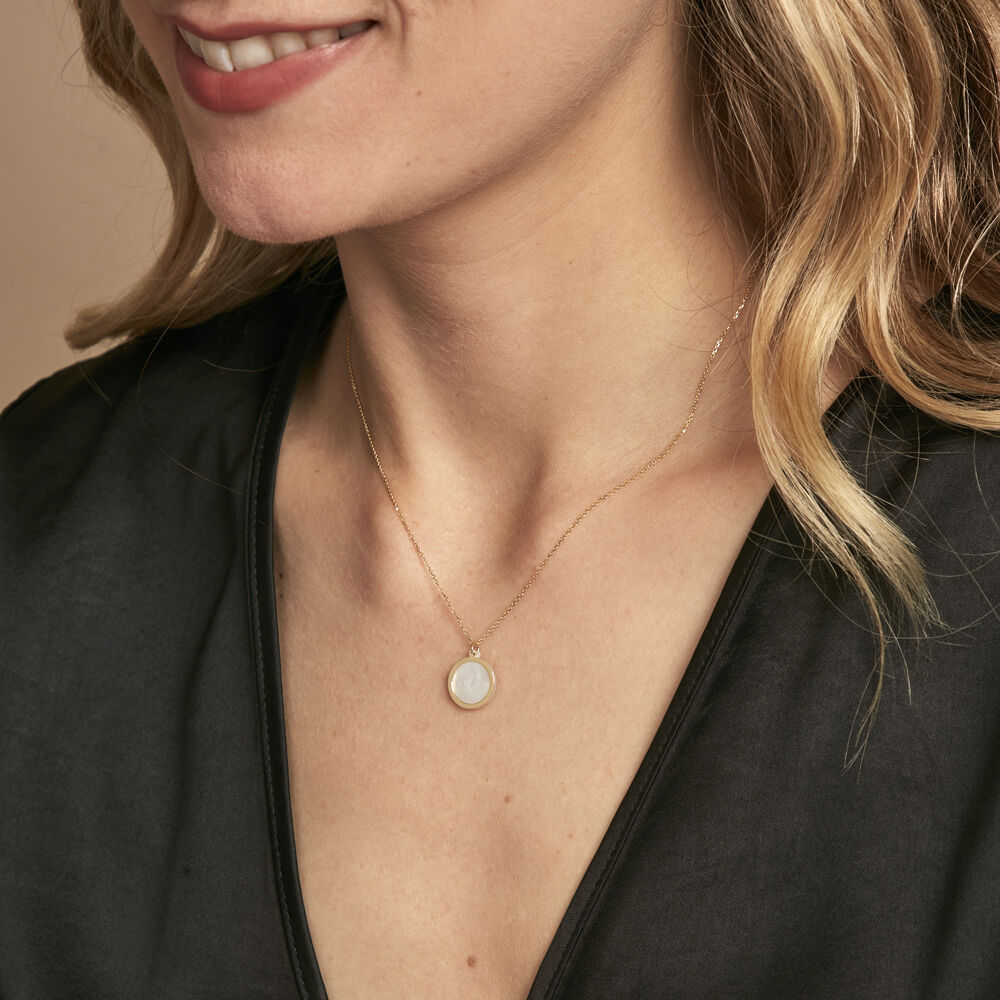 Collier Naïade Or Jaune Nacre - Colliers avec pierres Femme | Marc Orian