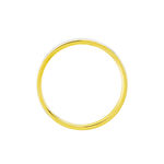 Alliance Fine Diamantee Ruban Plat Or Bicolore - Alliances personnalis&eacute;es Femme | Marc Orian