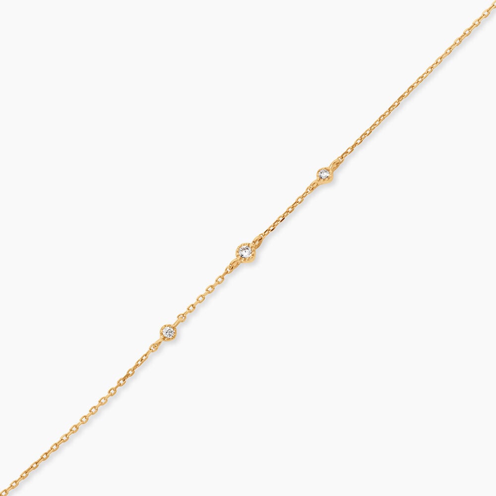 Bracelet Gwenaele Plaqu&eacute; Or Jaune Oxyde De Zirconium - Bracelets fantaisie Femme | Marc Orian