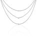 Collier Sabbah Argent Blanc - Colliers Femme | Marc Orian