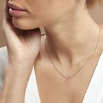 Collier Jenelle Argent Rose - Colliers ras du cou Femme | Marc Orian