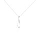 Collier Or Blanc Peregrina Diamants - Colliers avec pierres Femme | Marc Orian