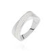 Bague Kawtare Argent Blanc Oxyde De Zirconium - Bagues avec pierre Femme | Marc Orian