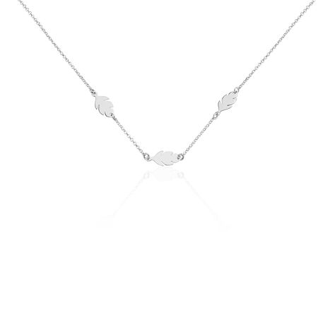 Collier Argent Blanc Bakia - Colliers fantaisie Femme | Marc Orian