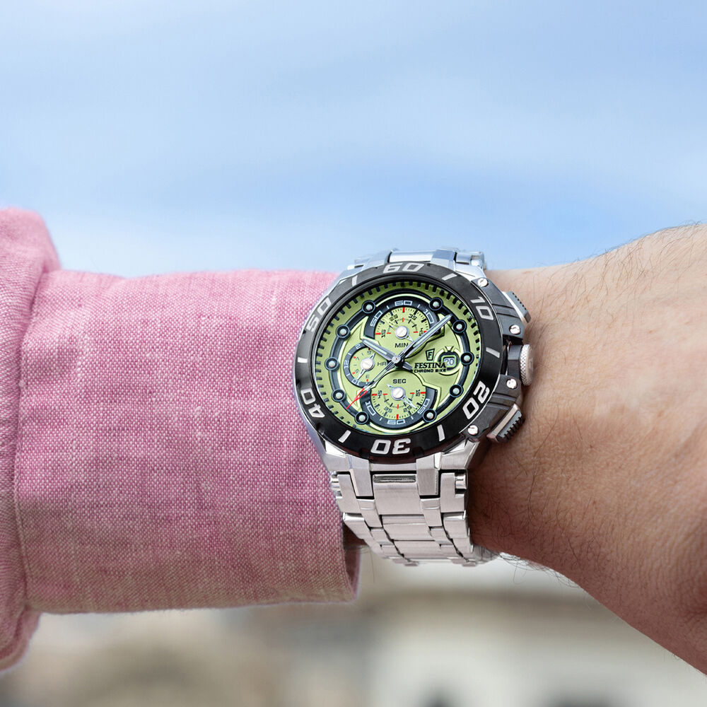 Montre Festina Chrono Bike 6 Vert - Montres &eacute;tanches Homme | Marc Orian