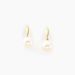 Boucles D'oreilles Pendantes Sibylle Or Jaune Perle De Culture