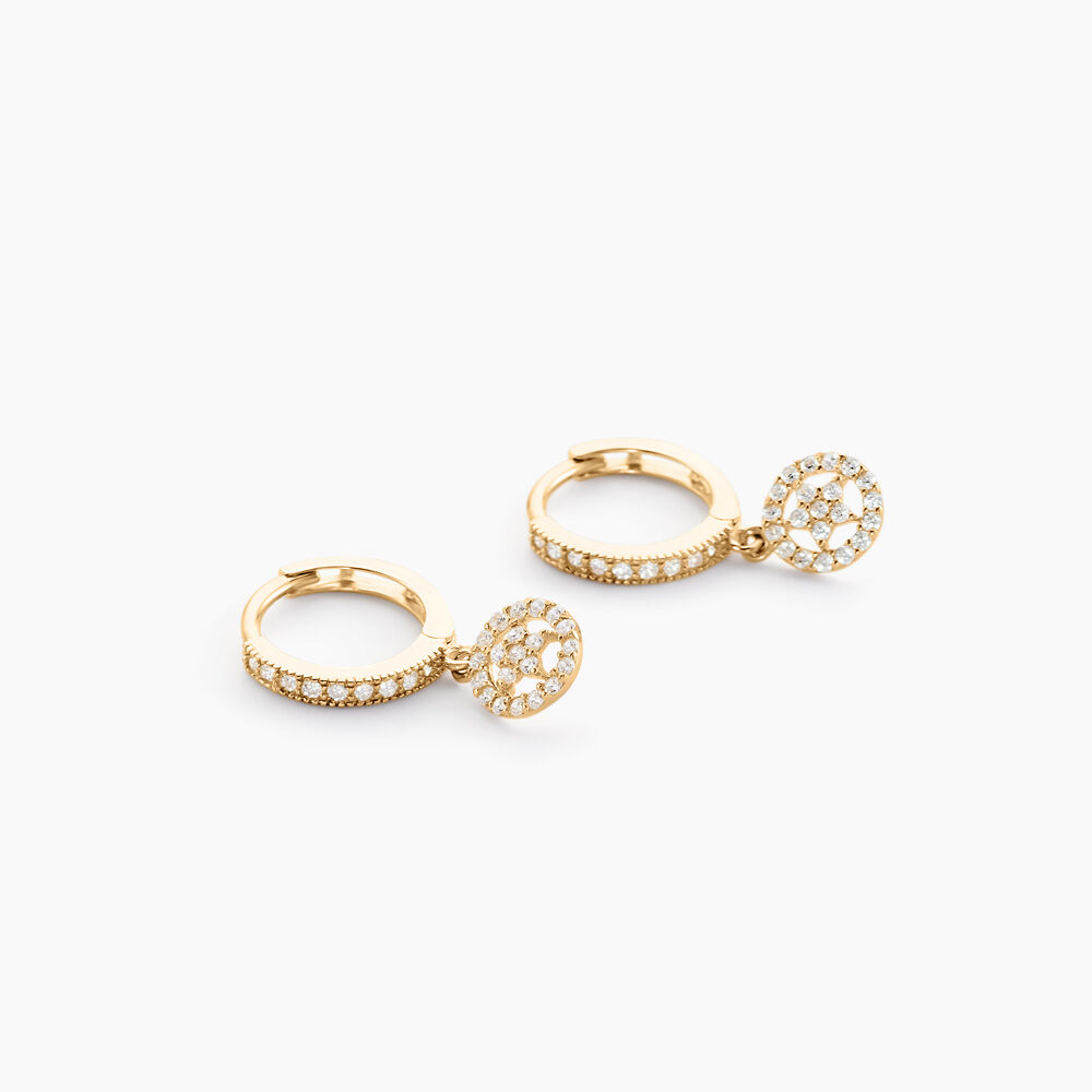 Créoles Donatello Or Jaune Oxyde De Zirconium - Créoles Femme | Marc Orian