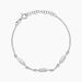 Bracelet Violka Argent Blanc - Bracelets fantaisie Femme | Marc Orian
