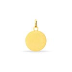 Pendentif Ange Rond Effet Diamante Or Jaune - Bijoux personnalis&eacute;s Famille | Marc Orian