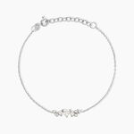 Bracelet Lovella Argent Blanc Oxyde De Zirconium - Bracelets fantaisie Femme | Marc Orian