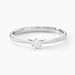 Bague Solitaire Veronika Or Blanc Diamant - Parures de mariage Femme | Marc Orian