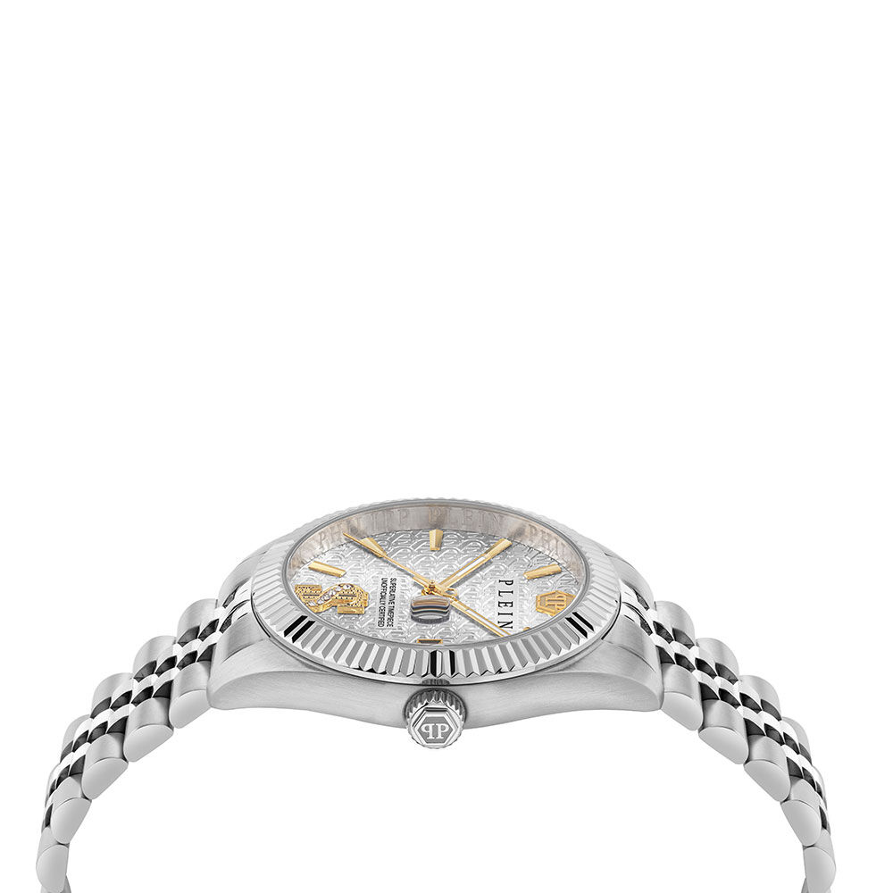 Montre Philipp Plein Date Superlative Argent&eacute; - Montres &eacute;tanches Homme | Marc Orian