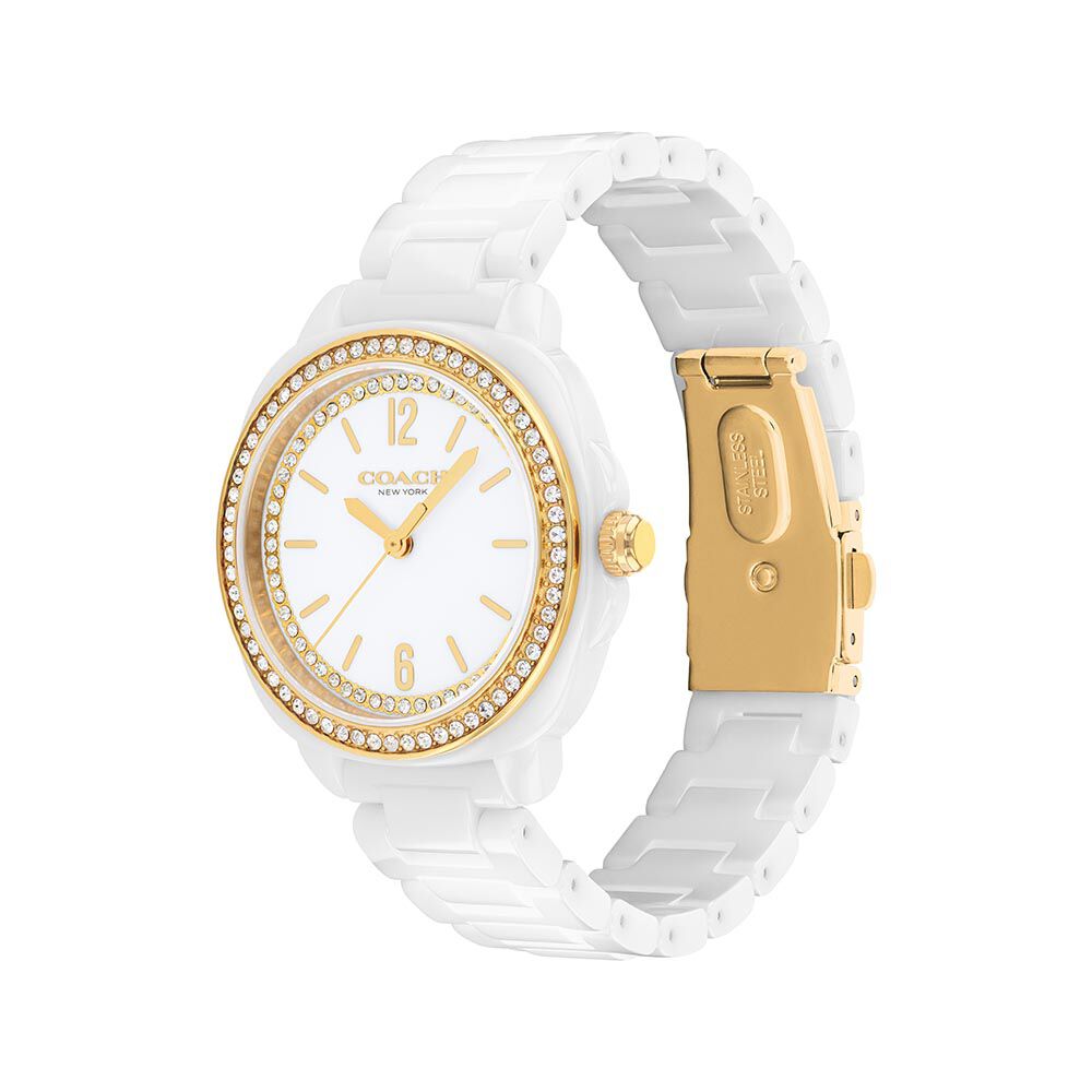 Montre Coach Kitt Blanc - Nouveautés Femme | Marc Orian